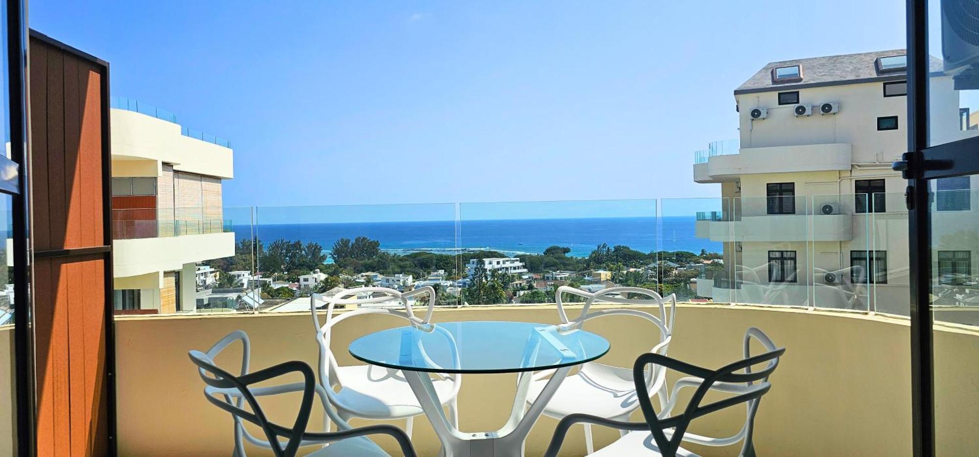 Apartmán Zen Retreat With Stunning Sea Views And Sunsets Flic-en-Flacq Exteriér fotografie