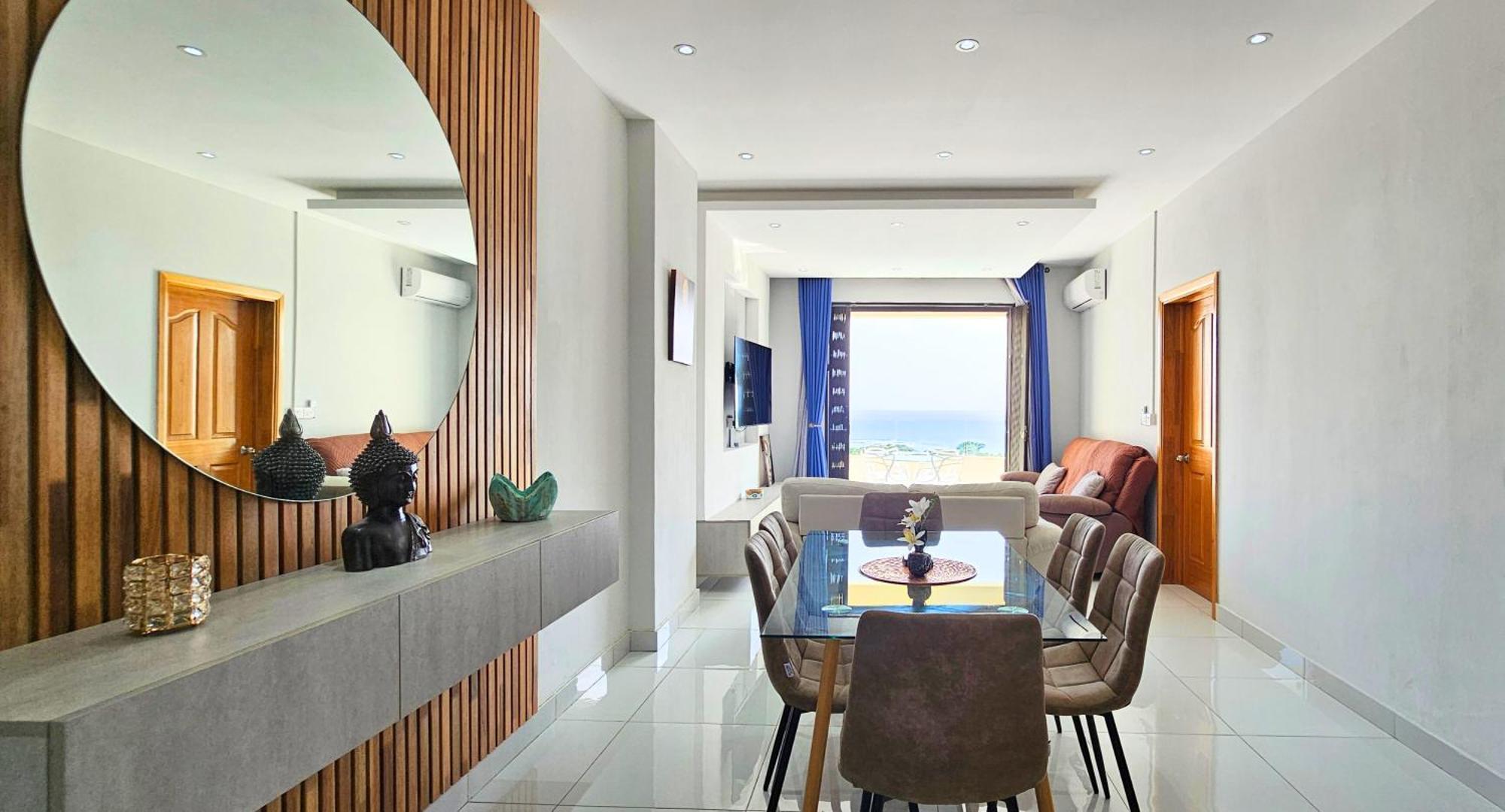 Apartmán Zen Retreat With Stunning Sea Views And Sunsets Flic-en-Flacq Exteriér fotografie